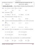 Đề thi học kì 2 môn Toán 12 năm 2019-2020 có đáp án - Trường THPT Tân Phú