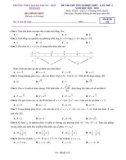 Đề thi thử tốt nghiệp THPT môn Toán năm 2022 có đáp án (Lần 2) - Trường THPT Hai Bà Trưng (Mã đề 132)