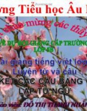 Bài giảng Tiếng việt 5 tuần 25 bài: Liên kết các vế câu trong bài bằng cách lặp từ ngữ