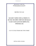 Luận văn thạc sĩ Nông nghiệp: So sánh 7 giống ngô lai trong vụ hè thu-thu đông trên đất đỏ bazan và đất xám tại huyện Krông Pắc tỉnh Đăk Lăk