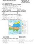 Đề thi giữa học kì 1 môn Địa lí lớp 8 năm 2022-2023 - Trường THCS Võ Trường Toản, Đồng Nai