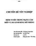 Chuyên đề tốt nghiệp: Định tuyến trong mạng cảm biến và so sánh bằng mô phỏng