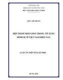 Luận án Tiến sĩ Luật học: Hội thẩm nhân dân trong tố tụng hình sự ở Việt Nam hiện nay