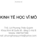 Bài giảng Kinh tế học vĩ mô: Chương 9 - ThS. Lê Phương Thảo Quỳnh