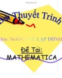 Bài thuyết trình Mathematica