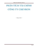 PHÂN TÍCH TÀI CHÍNH CÔNG TY CHEVRON