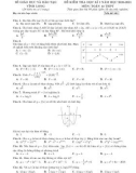Đề kiểm tra học kì 1 môn Toán lớp 12 năm học 2020-2021 – Sở Giáo dục và Đào tạo Vĩnh Long (Mã đề 101)