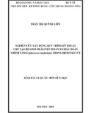 Tóm tắt Luận án tiến sĩ Y học: Nghiên cứu xây dựng quy trình kỹ thuật chế tạo bộ sinh phẩm nested-PCR chẩn đoán nhiễm nấm C. neoformans trong dịch não tủy