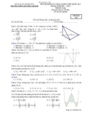 Đề thi KSCL THPT Quốc gia lần 3 môn Toán 12  năm 2018-2019 có đáp án - Trường THPT chuyên Lam Sơn
