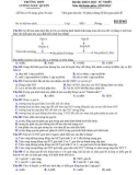 Đề thi học kì 1 môn Sinh học lớp 12 năm 2021-2022 có đáp án - Trường THPT Lương Ngọc Quyến
