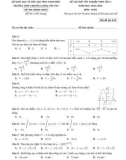 Đề thi thử tốt nghiệp THPT môn Toán năm 2022 có đáp án (Lần 4) - Trường THPT chuyên Lương Văn Tụy (Mã đề 101)