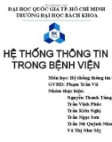 Bài thuyết trình Hệ thống thông tin trong bệnh viện