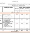 Đề thi học kì 1 môn Lịch sử và Địa lí lớp 6 năm 2022-2023 có đáp án - Trường TH&THCS Phước Mỹ