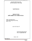 Luận văn Cao học: Thuật toán điều khiển tắc nghẽn WLDA+