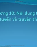 Bài giảng Thương mại điện tử: Chương 10 - ThS. Trương Việt Phương