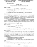 Đề thi học sinh giỏi môn Toán lớp 9 năm 2010-2011 (Đề chính thức) - Sở Giáo dục và Đào tạo thành phố Đà Nẵng