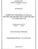 ngiên cứu ảnh hưởng của phụ gia siêu dẻo, siêu mịn đến chất lượng bê tông từ xi măng Hải Vân