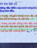 Bài giảng Động học chất điểm - Bài: Tính tương đối của chuyển động. Công thức cộng vận tốc 2