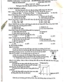 Đề thi học kì 2 môn Vật lí lớp 6 năm 2020-2021 có đáp án - Phòng GD&ĐT Thị xã Nghi Sơn