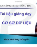 Bài giảng Cơ sở dữ liệu: Chương 1 - ĐH Công nghệ Thông tin