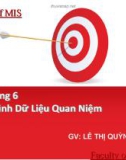 Bài giảng Hệ thống thông tin: Chương 6 - GV. Lê Thị Quỳnh Nga