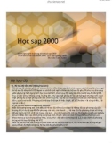 Bài giảng Học sap 2000