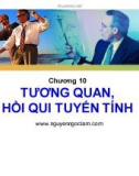 Bài giảng Nguyên lý thống kê: Chương 10 - Nguyễn Ngọc Lam