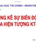 Bài giảng Nguyên lý thống kê: Chương 5 - ThS. Ngô Thái Hưng