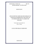 Luận án Tiến sĩ Quản lý bệnh viện: Kết quả bước đầu triển khai phần mềm quản lý danh sách người bệnh chạy thận nhân tạo có chỉ định ghép thận của 26 bệnh viện tại Hà Nội