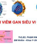 Bài giảng Bệnh viêm gan siêu vi cấp - ThS. BS. Phạm Kim Oanh