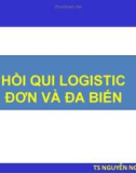 Bài giảng Nghiên cứu khoa học - Bài 12: Hồi qui Logistic đơn biến và đa biến