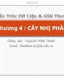 Bài giảng Cấu trúc dữ liệu và giải thuật: Chương 4 - GV. Nguyễn Minh Thành