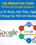 Bài giảng: Quản lý từ khóa, giá thầu, ngân sách và sử dụng các tiện ích quảng cáo