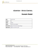 Dự án: SCanteen, STock control - Domain Model