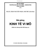 Bài giảng Kinh tế vi mô (Chương trình chất lượng cao) - PGS.TS. Trần Nguyễn Ngọc Anh Thư