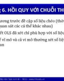 Bài giảng Kinh tế lượng 1: Chương 6 - Bùi Dương Hải (2022)