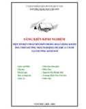 Sáng kiến kinh nghiệm Mầm non: Một số biện pháp đổi mới trong hoạt động khám phá theo hướng trải nghiệm cho trẻ 4- 5 tuổi tại Trường Mầm Non Yên Sơn