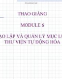 Tạo lập và quản lý mục lục thư viện tự động hóa