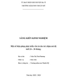 Sáng kiến kinh nghiệm Mầm non: Một số biện pháp phát triển vốn từ cho trẻ chậm nói độ tuổi 24 – 36 tháng