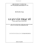 Luận văn Thạc sĩ Quản trị kinh doanh: Một số giải pháp hoàn thiện hoạt động của Ban quản lý các Khu công nghiệp Phú Thọ