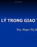 TÂM LÝ TRONG GIAO TiẾP