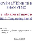 NGUYÊN LÝ KINH TẾ HỌC PHẦN VĨ MÔ - Chương 3