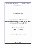 Tóm tắt luận án Tiến sĩ Y học: Nghiên cứu sự thay đổi hàm lượng Malondialdehyde ở bệnh nhân ung thư đại tràng trước và sau phẫu thuật triệt căn