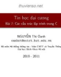 Tin học đại cương - Bài 7