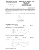 Đề thi giữa học kì 1 môn Toán lớp 12 năm 2024-2025 - Trường THPT Tây Giang, Quảng Nam