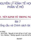 NGUYÊN LÝ KINH TẾ HỌC PHẦN VĨ MÔ - Chương 7