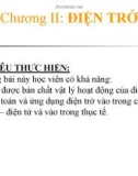 Bài giảng điện tử cơ bản - Chương 2