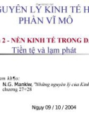 NGUYÊN LÝ KINH TẾ HỌC PHẦN VĨ MÔ - Chương 8