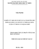 Tóm tắt luận án Tiến sĩ Vật lý: Nghiên cứu một số cơ chế tán xạ ảnh hưởng đến thời gian sống vận chuyển và thời gian sống lượng tử trong các hệ hai chiều