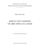 Luận văn Thạc sĩ Toán học: Định lý Levy - Steinitz về miền tổng của chuỗi